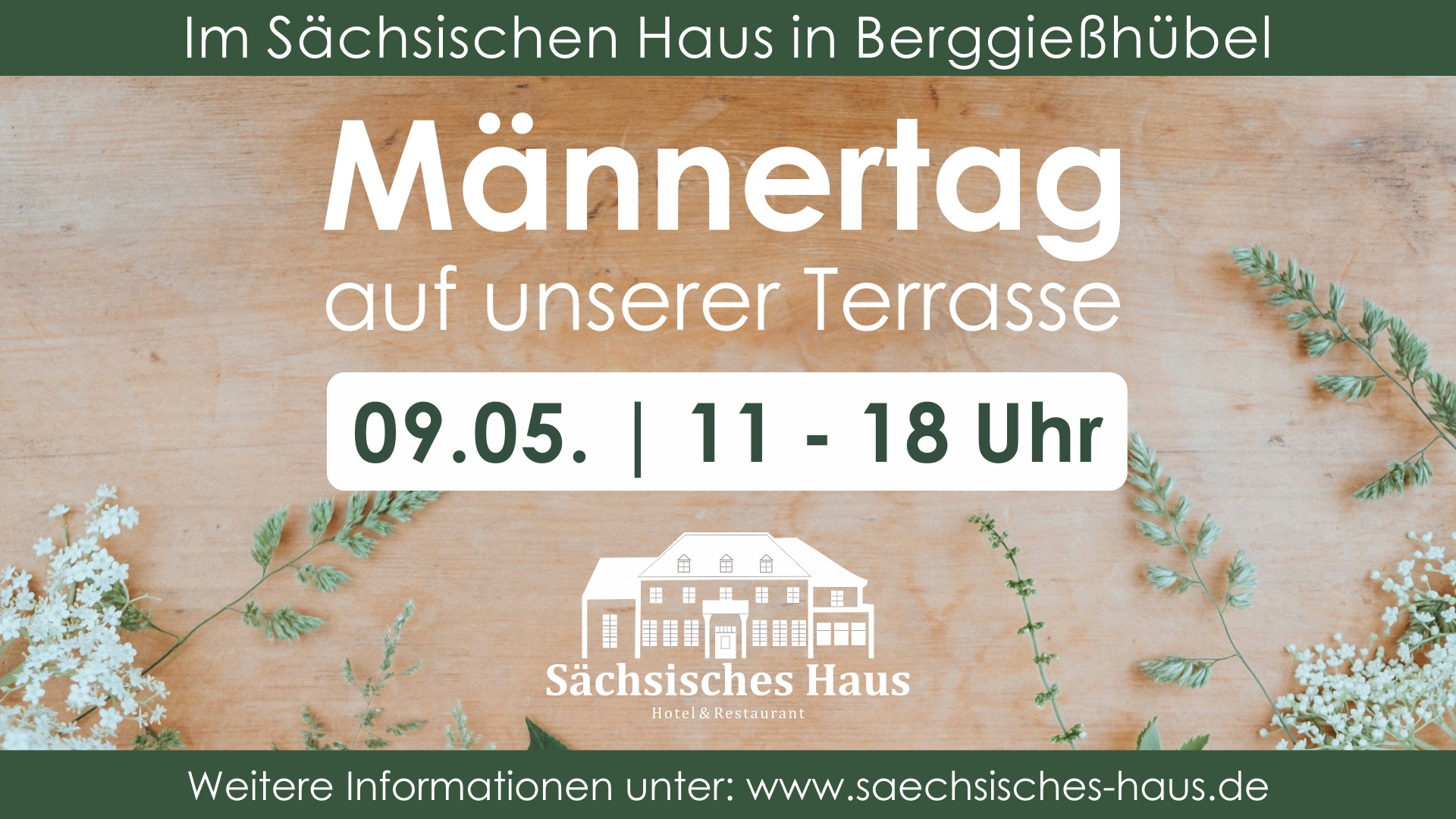 Männertag auf unserer Terrasse