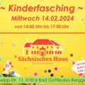 Kinderfasching im Sächsischen Haus